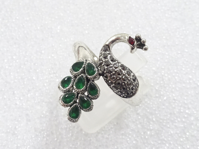 COLORED STONE FASHION RING / JP SIZE 21